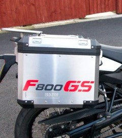 F800GS pannier sticker